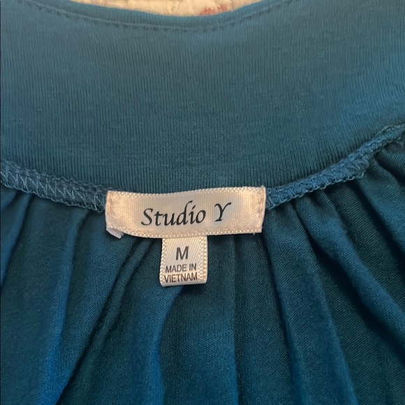 Studio Y Multicolored Embellished V-Neck Tank Top - Picture 2 of 6